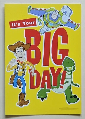 Tarjeta de felicitación de feliz cumpleaños / TOY STORY (incl. Sobre 5×7") Foto 1 de 4