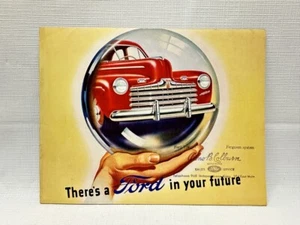1946 Ford Car NOS Sales Brochure - 20 Pages Super DeLuxe, Deluxe, Standard - Picture 1 of 5