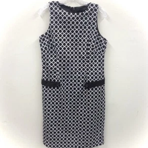 NWT Anthropologie Max & Cleo Brown O-Ring Mocha Sleeveless Shift Dress Womens 12 - Picture 1 of 9