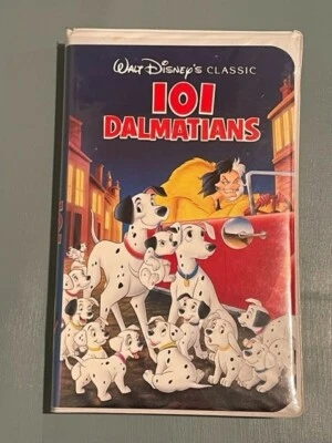 Walt Disney's Classic 101 Dalmatians VHS Tape RARE Black Diamond Edition, #1263 - Image 1 of 4