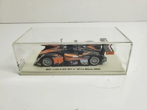 Spark 1/43 MG Lola EX257 Knight Hawkins Le Mans 24h 2002 #30 - Damaged CASE - Picture 1 of 7