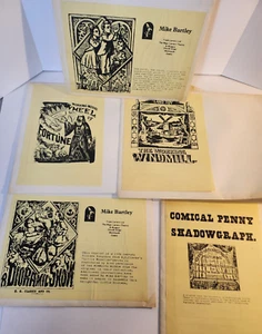 Lot of 5 vintage paper toy kits from Mike Bartley Magic Lantern Theatre - Picture 1 of 13