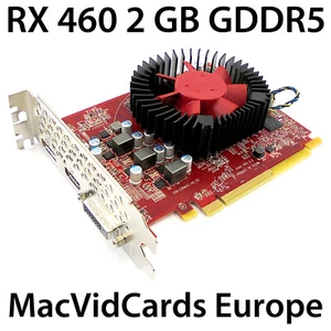 MacVidCards AMD Radeon RX 460 2 GB GDDR5 for Apple Mac Pro with BOOT SCREEN - Picture 1 of 1
