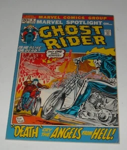 MARVEL SPOTLIGHT # 6 October 1972 GHOST RIDER JOHNNY BLAZE 2nd APPEAR & ORIGIN - Picture 1 of 7
