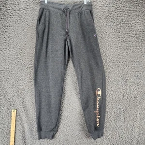 Champion Hose Herren Medium Grau Stretch Mid Rise Pull On Jogginghose *GUC* - Bild 1 von 12