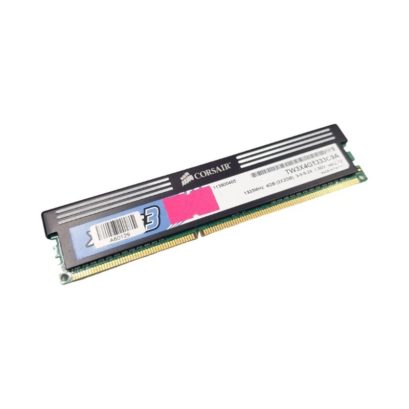 Barrette Mémoire 2Go RAM DDR3 Corsair TW3X4G1333C9A DIMM - Photo 1/1