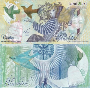 Kazakhstan Bluebird 2013 UNC Type Bird Specimen Test Notes - Picture 1 of 1