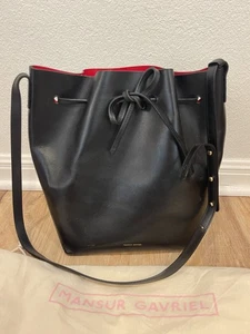 Bolso grande Mansur Gavriel - negro/flama - con bolsa antipolvo - Imagen 1 de 5