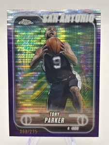 Sonar púrpura Tony Parker 2025 Topps cromado #138 68/275 - Imagen 1 de 3