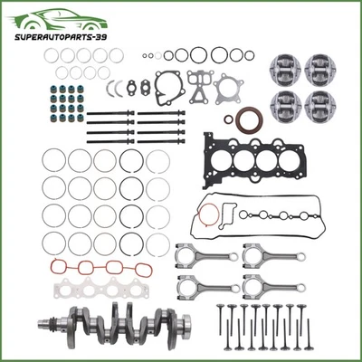 Engine Rebuild Overhaul Kit- Crankshaft/Piston For Hyundai Accent Kia Rio/Soul Foto 1 de 4