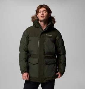 Chaqueta Parka Columbia Marquam Peak Fusion II Greenscape Para Hombre Grande 4X Nueva con Etiquetas - Imagen 1 de 7