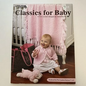 Leisure Arts Classics for Baby Afghan Crochet Pattern Booklet 6 Crochet Designs - Picture 1 of 10