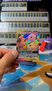 Togepi & Cleffa & Igglybuff GX 143/236 Sm-Cosmic Eclipse Holo Pokemon tag team - Picture 1 of 2