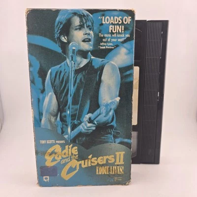 Eddie and the Cruisers II - Eddie Lives! VHS - 1989 **Buy 2 Get 1 Free** - Image 1 of 4