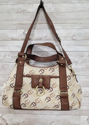 Винтажный Etienne Aigner подпись логотип сумка сумочка сумка Дамская сумка съемный ремень - Изображение 1 из 4