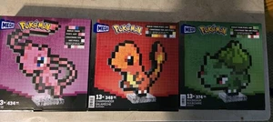Mega Bloks Pokemon Pixel Art Bundle: Mew, Bulbasaur e Charmander - Foto 1 di 4