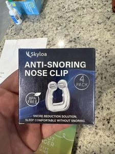 Anti Snoring Devices: Silicone Magnetic Snore Stopper - anti Snoring Nose Clip - - Picture 1 of 2