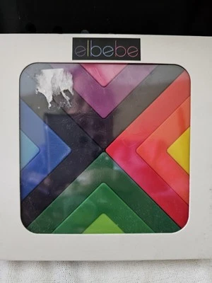Elbebe Square Shape Nesting Silicone Puzzle  Infant/Toddler Unisex New! - Image 1 of 2