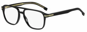HUGO BOSS Herren Brille BOSS 1600 807 Schwarz Pilot Optik Gestell 54-16-145 - Bild 1 von 3