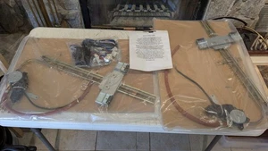 Juego de montaje de regulador de ventana eléctrica delantera y motor para vehículo (desconocido)  - Imagen 1 de 12