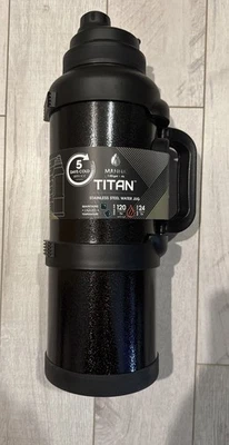 Botella aislante de acero inoxidable Manna libre de BPA 1,05 galones 4L nueva CAMPING - Imagen 1 de 4