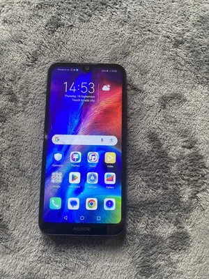 Honor 8s Blue Unlocked 64GB 5.71" 13MP KSA-LX1 Android Smartphone Cracked Read  - Image 1 of 4