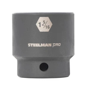 STEELMAN PRO 1/2 Pollice Unità 1-5/16 Pollici Presa a Impatto Bassa a 6 Punti, 60508 - Foto 1 di 4