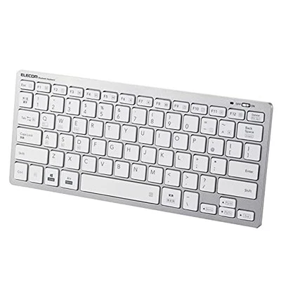 ELECOM Bluetooth Multi-Pairing Mini Tastatur Schere Typ Leicht und Dünn - Bild 1 von 4