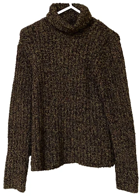 Royal Robbins Women's Medium Long Sleeve Cowl Neck Pullover Sweater Brown - Image 1 of 4