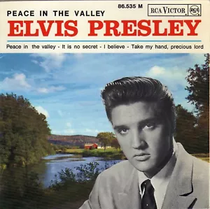 "ELVIS PRESLEY FRIEDEN IM TAL FRANZÖSISCHER ORIGINAL EP 45 PS 7" - Bild 1 von 3