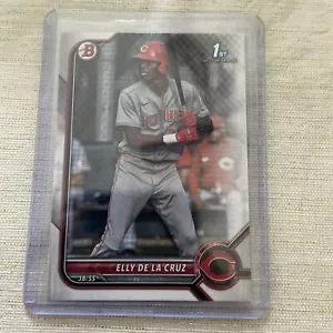 2022 Topps Bowman BP-50 Elly De La Cruz 1st Bowman Paper Cincinnati Reds Rookie - Bild 1 von 2