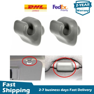 2 кронштейна для солнцезащитного козырька крючок зажим вешалка для Honda Accord Civic CR-V пилотный элемент - Изображение 1 из 4