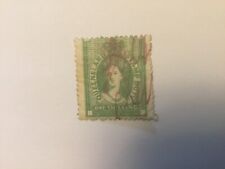 AUS1049 Queensland Stamp Duty Queen Victoria 1s Green Used