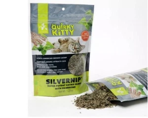 Quirky Kitty Catnip Silvernip con mezcla Silvervine 1,25 oz - Imagen 1 de 5