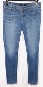 Jessica Simpson Kiss Me Jeggings Stretch Denim Blue 32x30 Low Rise - Picture 1 of 7