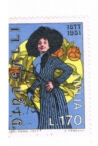 1977 - L.170 FRANCOBOLLI ITALIA - DINA GALLI - Picture 1 of 1