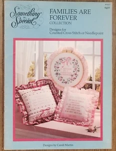 FAMILIES ARE FOREVER COLLECTION 7 cross stitch patterns By Candi Martin - Picture 1 of 9