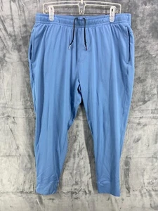 Rhone Pants Mens XL Blue Reign Midweight Jogger Sweatpants All Around FLAWS - Picture 1 of 18