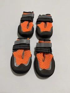 4 Hundeschuhe für große Hunde orange (c92) - Bild 1 von 11