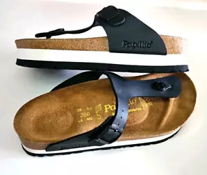 PAPILLIO ARIZONA PLATEAU SCHNALLE MATT SCHWARZ SANDALE UK 6 EU 39 US 8 STANDARD - Bild 1 von 4