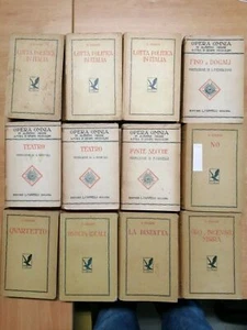 LOTTO 12 LIBRI ALFREDO ORIANI - OPERA OMNIA - CAPPELLI - BENITO MUSSOLINI ( - Foto 1 di 2