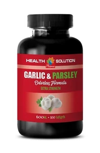 digestive aid - GARLIC & PARSLEY 600MG - immune strengthening 1B - Picture 1 of 12