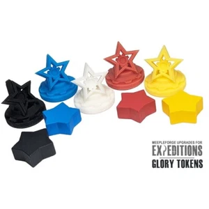 Glory Tokens for Scythe Expeditions - COLORED - 20pcs - Upgraded Worker Meeples - Picture 1 of 10