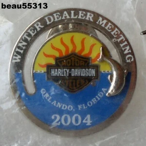 ⭐2004 HARLEY DAVIDSON WINTER DEALER MEETING ORLANDO FLORIDA VEST JACKET PIN - Picture 1 of 1