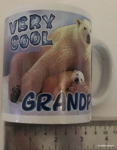 Tazza caffè nonno molto FRESCA in scatola regalo ottima tazza da lavoro orso polare - Foto 1 di 3