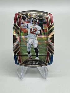 Select Tom Brady #201 2020 tricolor Prizm Club Level Tampa Bay Buccaneers GOAT - Imagen 1 de 2