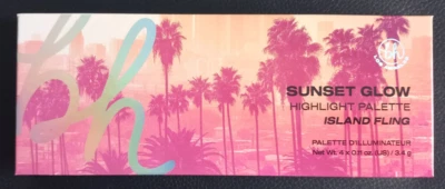 BH Cosmetics Sunset Glow Highlighter Palette Island Fling, neu - Bild 1 von 3