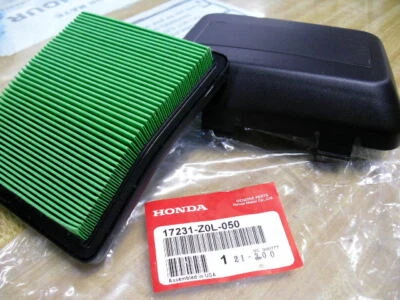17231-Z0L-050 GENUINE HONDA A/C COVER GC, GCV160, 190 AIR FILTER 17211-ZL8-023 - Image 1 of 4