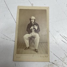 CDV CABINET Portrait Photo Studio c1860s H Hering Regent London Eng Costume