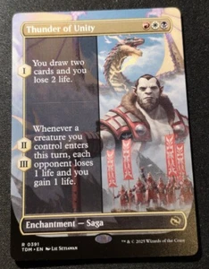 Thunder Of Unity - Borderless - TDM - MTG - EN - NM - 0391 - Picture 1 of 1